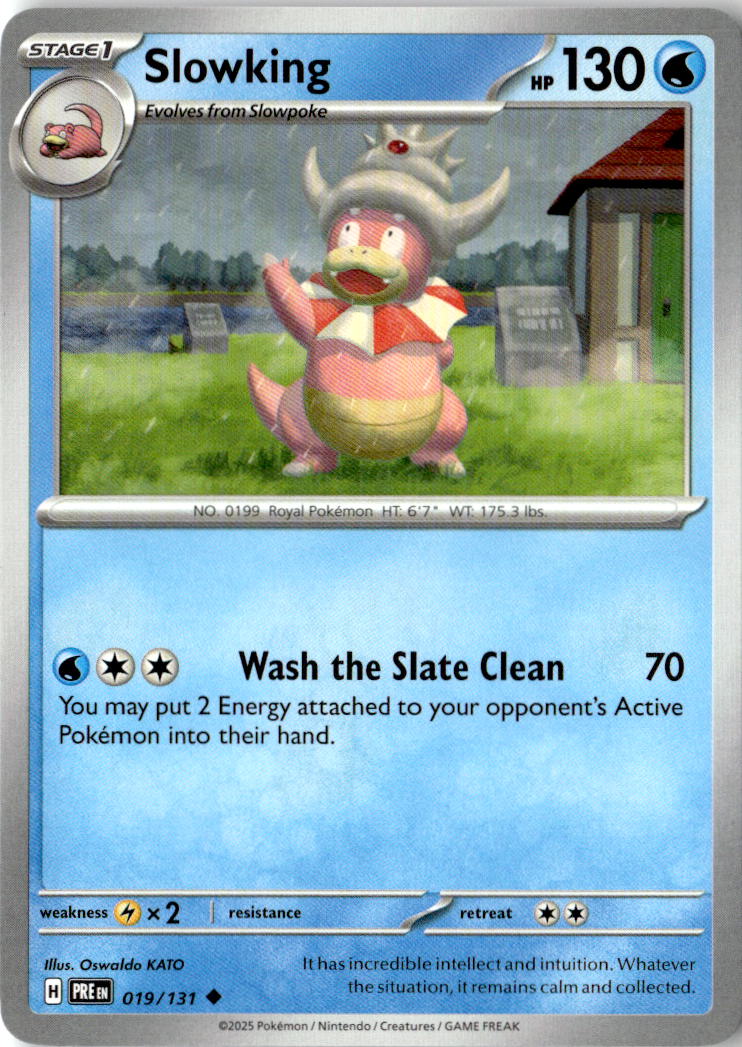 Front of Slowking 019/131 from Prismatic Evolutions