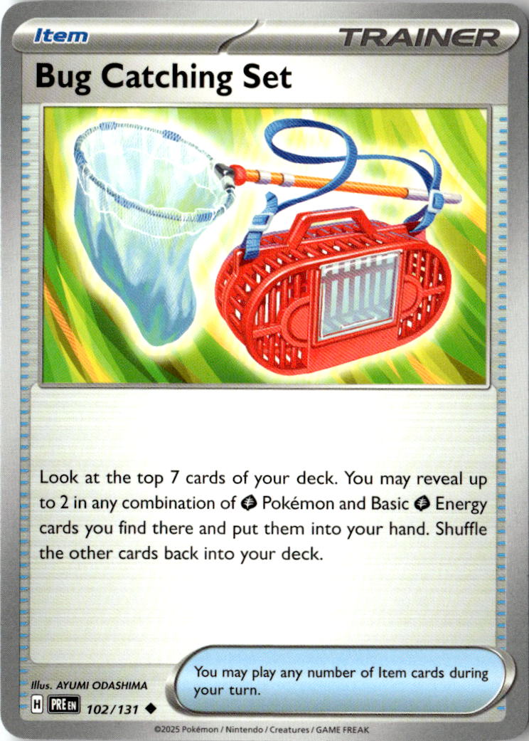Front of Bug Catching Set 102/131 from Prismatic Evolutions