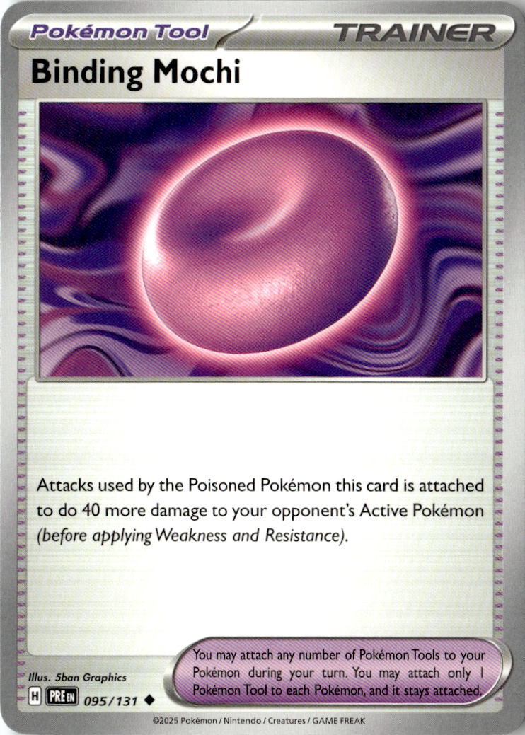 Front of Binding Mochi 095/131 from Prismatic Evolutions