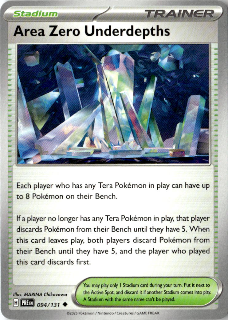Front of Area Zero Underdepths 094/131 from Prismatic Evolutions