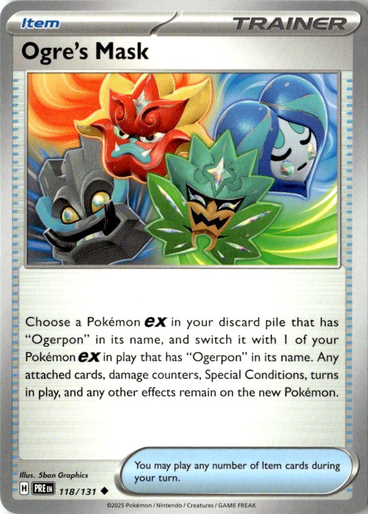 Front of Ogre's Mask 118/131 from Prismatic Evolutions