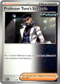 Front of Professor Turo's Scenario 121/131 from Prismatic Evolutions