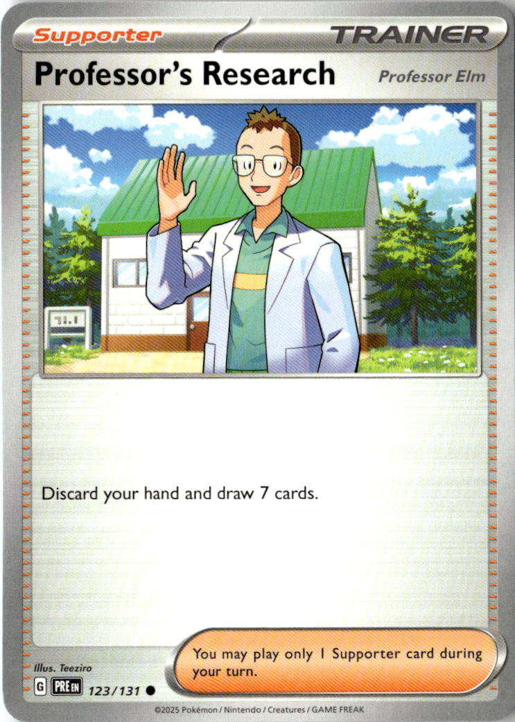 Front of Professor's Research [Professor Elm] 123/131 from Prismatic Evolutions