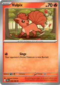 Front of Vulpix 008/086 from Chaos Rising