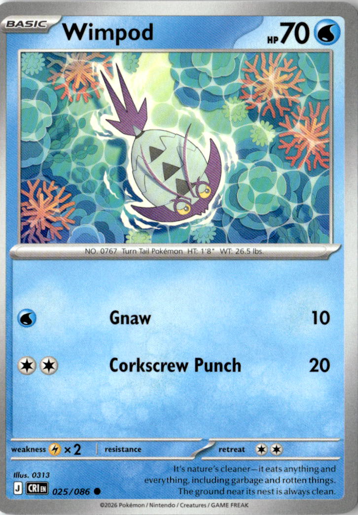 Front of Wimpod 025/086 from Chaos Rising
