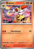 Front of Braixen 012/086 from Chaos Rising