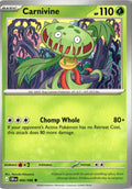 Front of Carnivine 004/086 from Chaos Rising