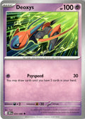 Front of Deoxys 034/086 from Chaos Rising
