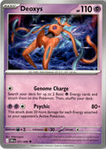 Front of Deoxys 031/086 from Chaos Rising