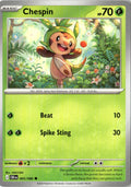 Front of Chespin 005/086 from Chaos Rising