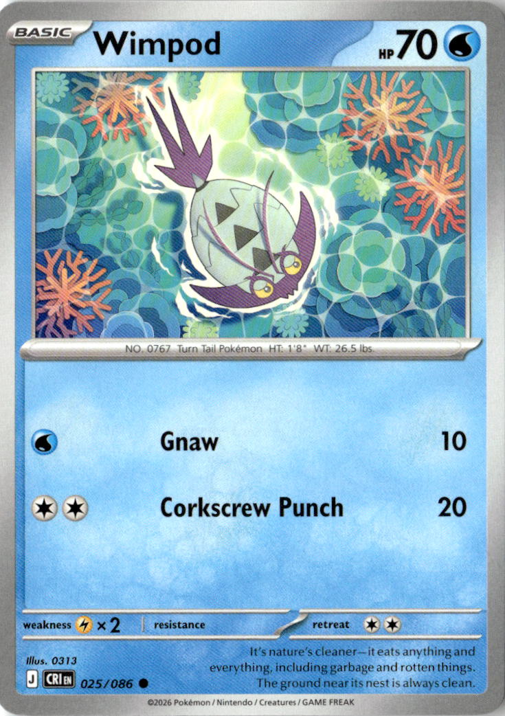 Front of Wimpod 025/086 from Chaos Rising