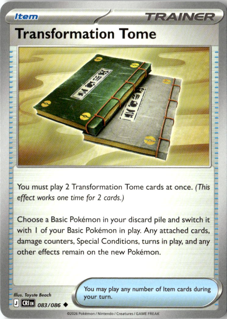 Front of Transformation Tome 083/086 from Chaos Rising