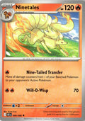 Front of Ninetales 009/086 from Chaos Rising