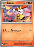 Front of Braixen 012/086 from Chaos Rising