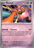 Front of Deoxys 032/086 from Chaos Rising