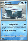 Front of Avalugg 024/086 from Chaos Rising