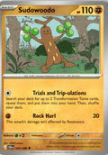 Front of Sudowoodo 043/086 from Chaos Rising