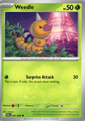 Front of Weedle 001/086 from Chaos Rising