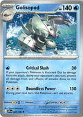 Front of Golisopod 026/086 from Chaos Rising