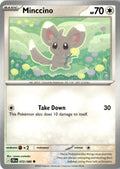 Front of Minccino 072/086 from Chaos Rising