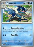 Front of Frogadier 021/086 from Chaos Rising