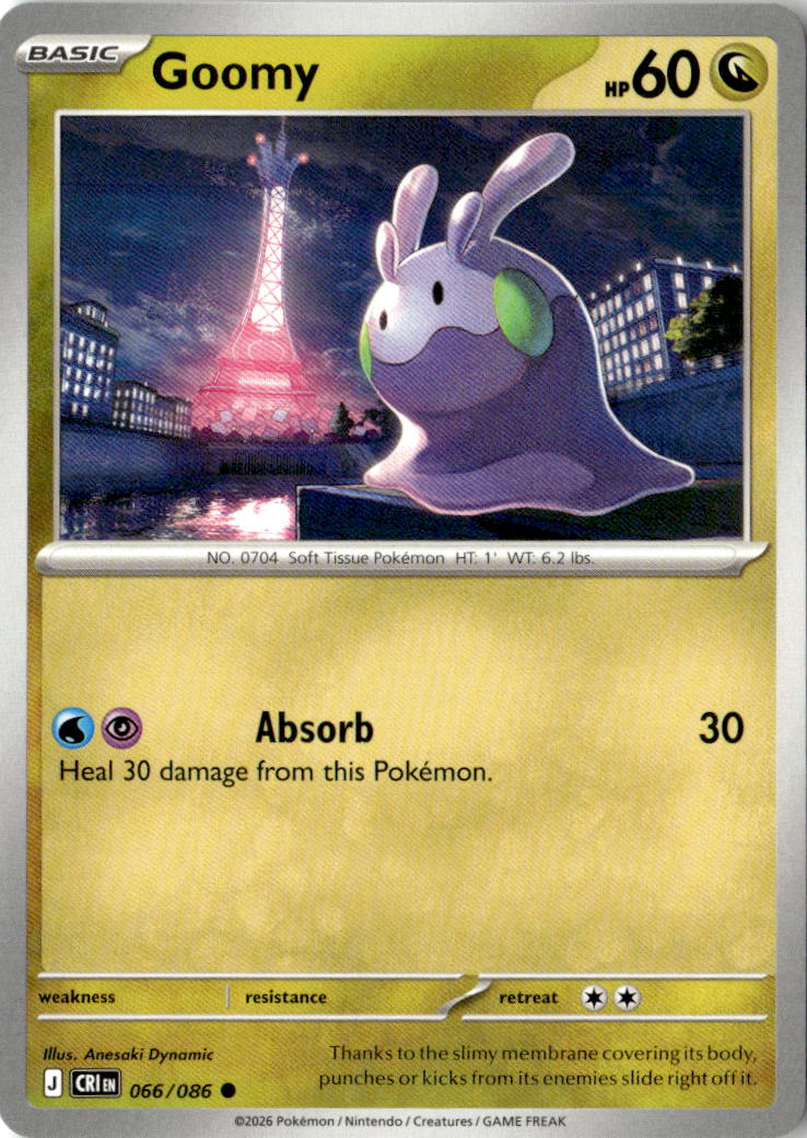 Front of Goomy 066/086 from Chaos Rising