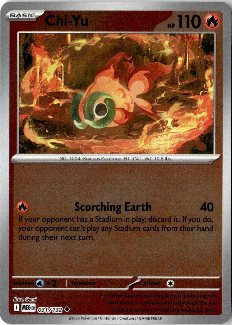 Front of Chi-Yu 031/132 from Mega Evolution