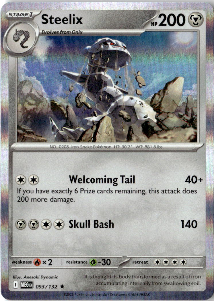 Front of Steelix 093/132 from Mega Evolution