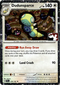 Front of Dudunsparce - 129/162 (Cosmos Holo) 129/162 from Prize Pack Series Cards