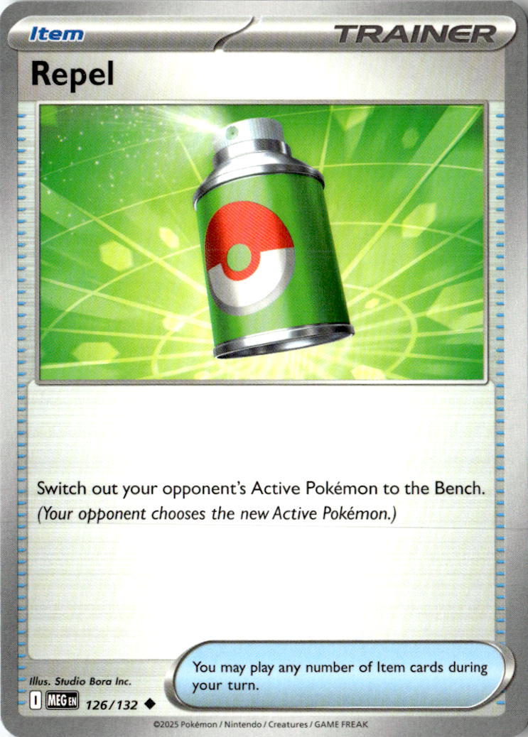 Front of Repel 126/132 from Mega Evolution