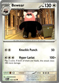 Front of Bewear 112/132 from Mega Evolution