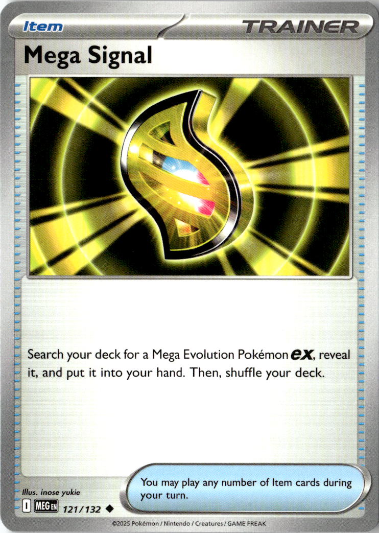 Front of Mega Signal 121/132 from Mega Evolution