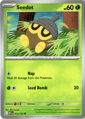 Front of Seedot 013/132 from Mega Evolution