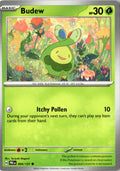 Front of Budew 004/131 from Prismatic Evolutions