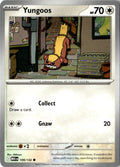 Front of Yungoos 109/132 from Mega Evolution
