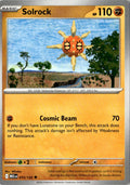 Front of Solrock 075/132 from Mega Evolution