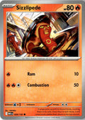 Front of Sizzlipede 029/132 from Mega Evolution