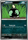 Front of Shroodle 091/132 from Mega Evolution
