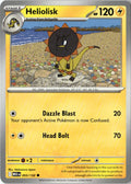 Front of Heliolisk 053/132 from Mega Evolution