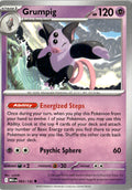 Front of Grumpig 063/132 from Mega Evolution