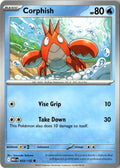 Front of Corphish 033/132 from Mega Evolution