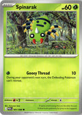 Front of Spinarak 001/088 from Perfect Order
