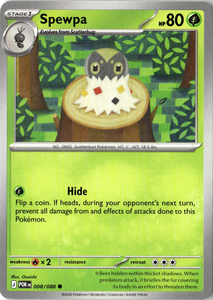 Front of Spewpa 008/088 from Perfect Order