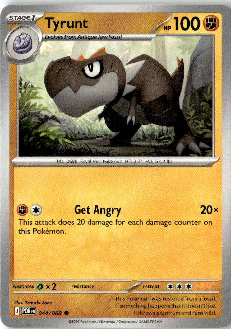 Front of Tyrunt 044/088 from Perfect Order