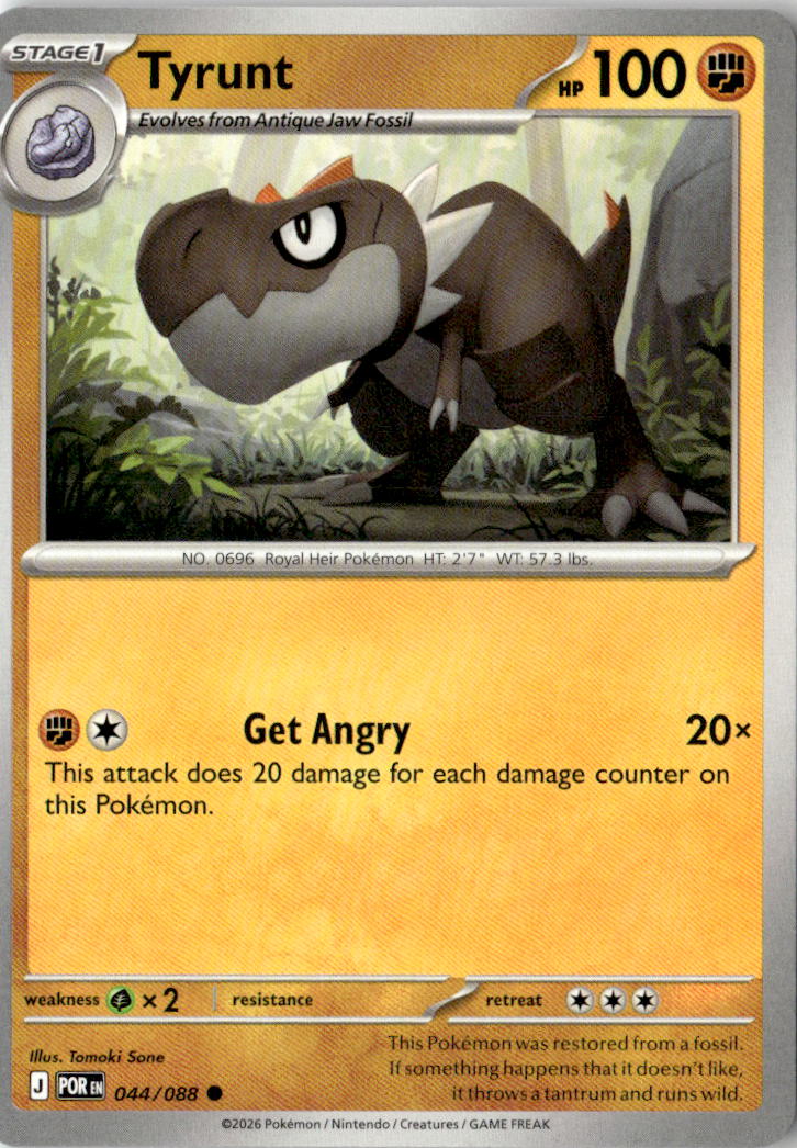 Front of Tyrunt 044/088 from Perfect Order