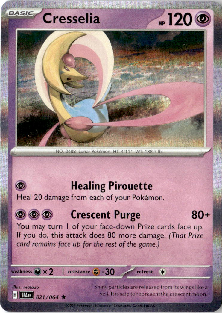 Front of Cresselia 021/064 from Shrouded Fable