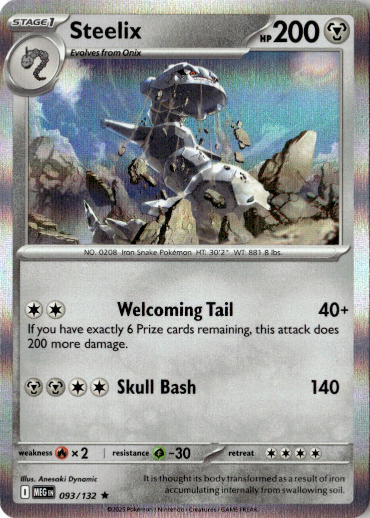 Front of Steelix 093/132 from Mega Evolution