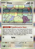 Front of Ditto 132/165 from Scarlet & Violet 151