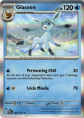 Front of Glaceon 025/131 from Prismatic Evolutions