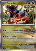 Front of Koraidon 119/162 from Temporal Forces